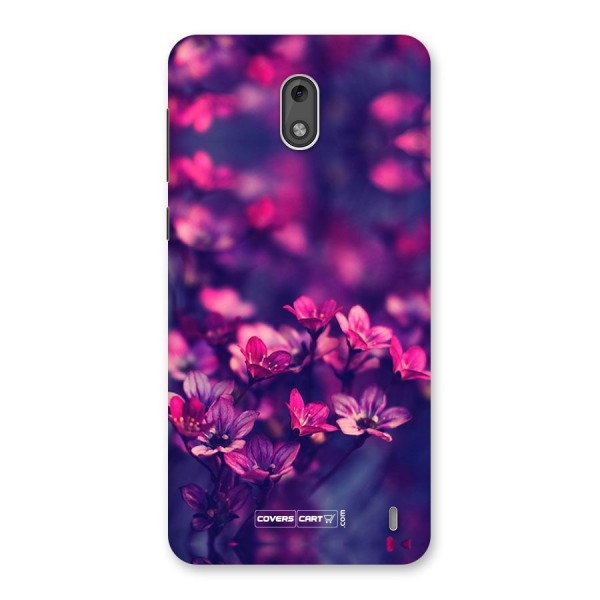 Violet Floral Back Case for Nokia 2