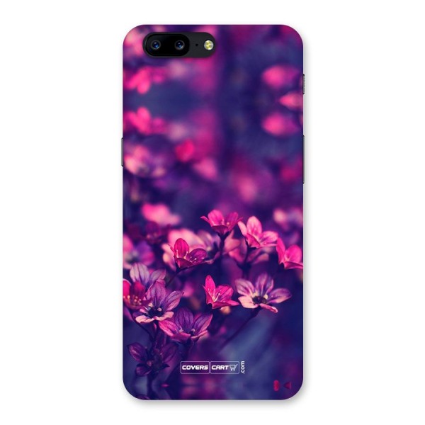 Violet Floral Back Case for OnePlus 5
