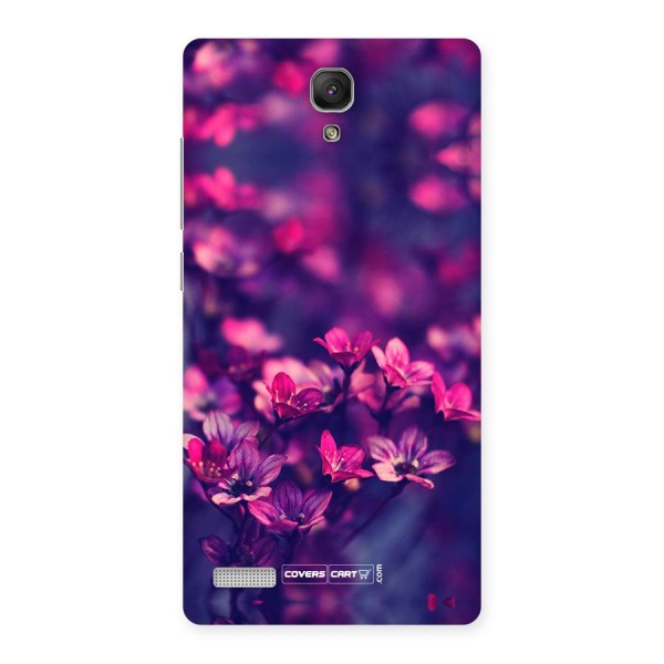 Violet Floral Back Case for Redmi Note Prime