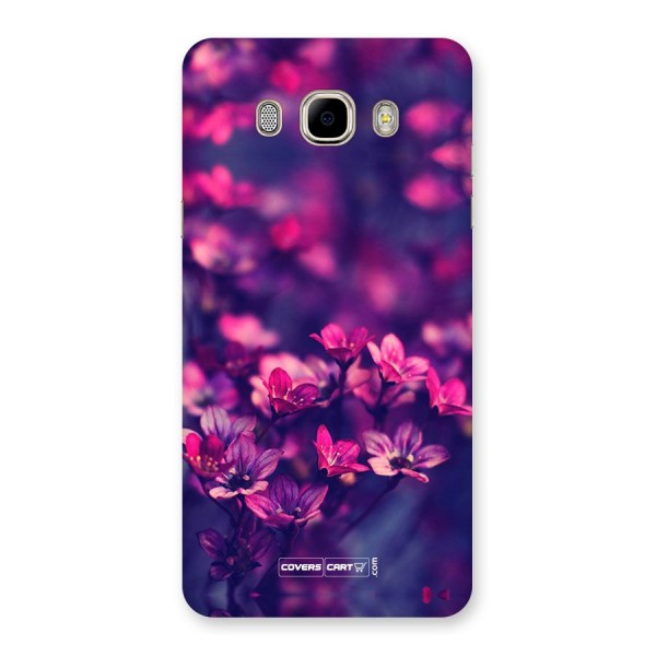Violet Floral Back Case for Samsung Galaxy J7 2016