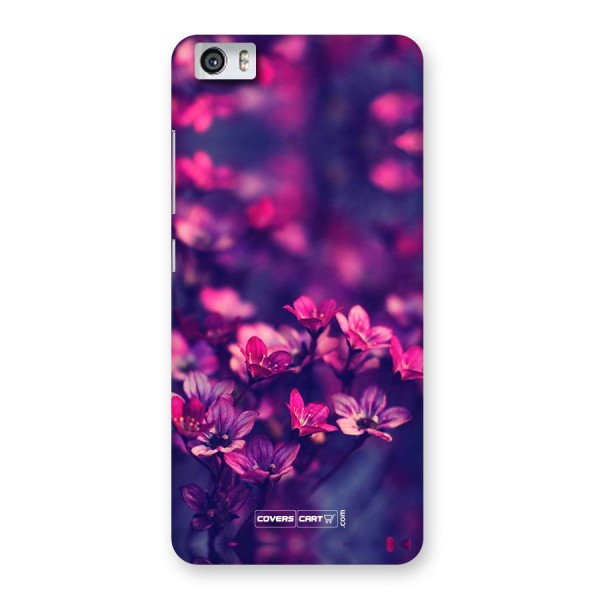 Violet Floral Back Case for Xiaomi Redmi Mi 5