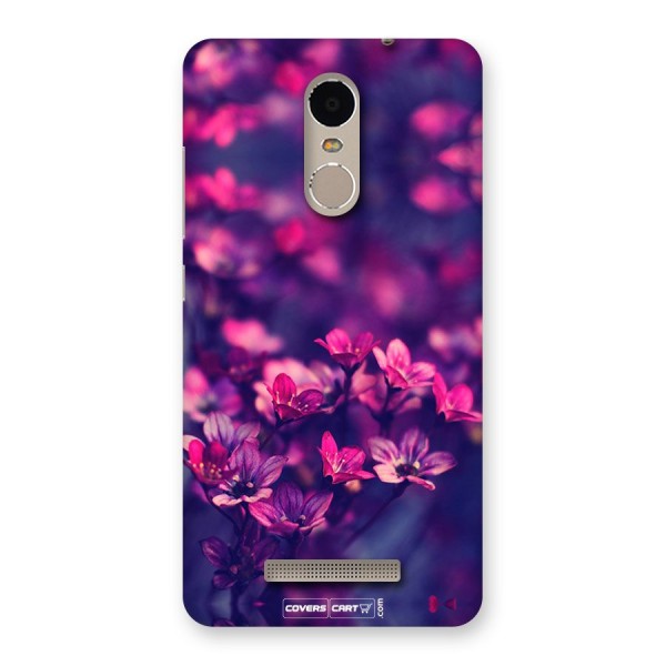 Violet Floral Back Case for Xiaomi Redmi Note 3