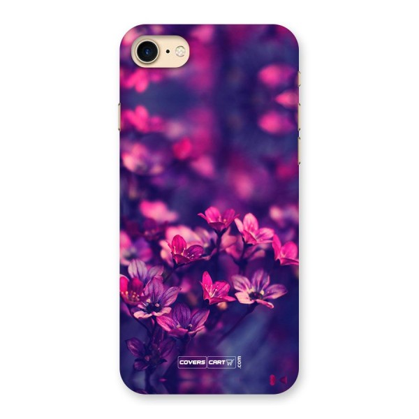 Violet Floral Back Case for iPhone 7