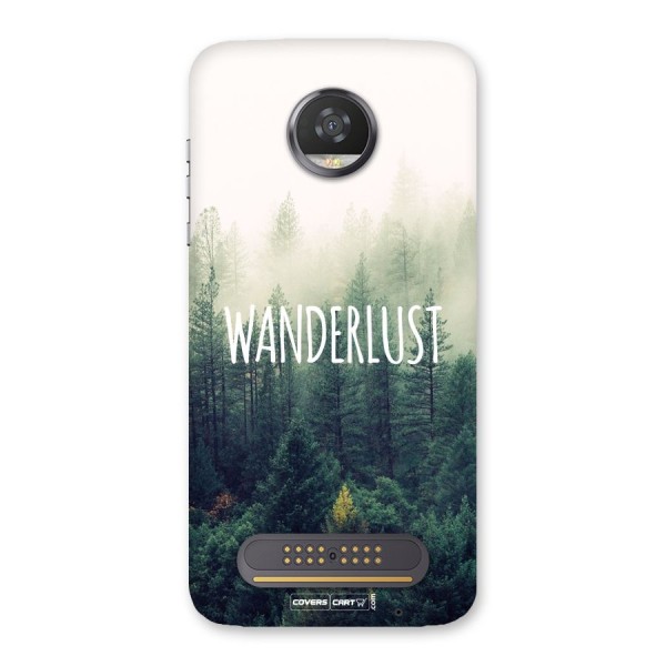 Wanderlust Back Case for Moto Z2 Play