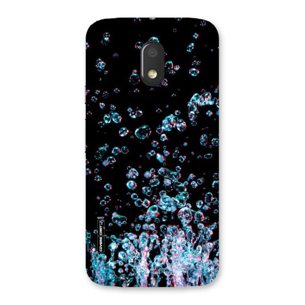 Water Droplets Back Case for Moto E3 Power