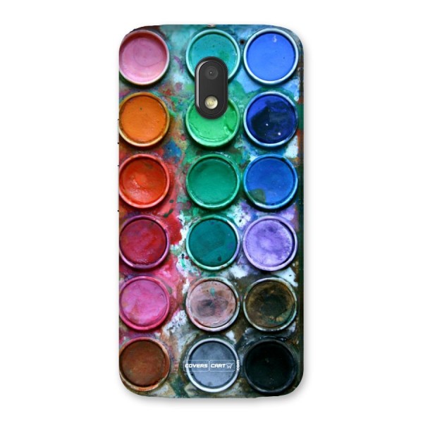 Water Paint Box Back Case for Moto E3 Power