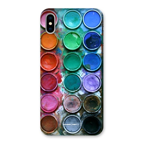 Water Paint Box Back Case for iPhone X