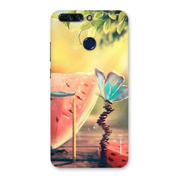 Watermelon Butterfly Back Case for Honor 8 Pro