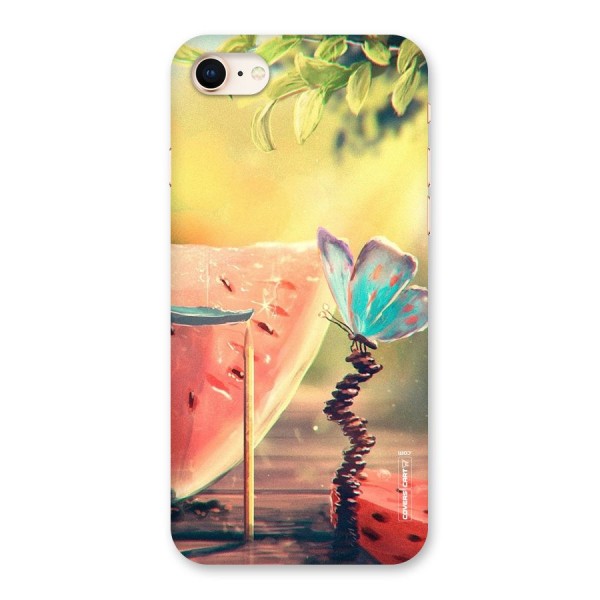 Watermelon Butterfly Back Case for iPhone 8