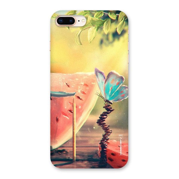 Watermelon Butterfly Back Case for iPhone 8 Plus