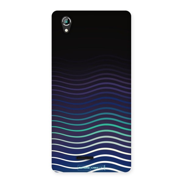 Wavy Stripes Back Case for Lava Iris 800