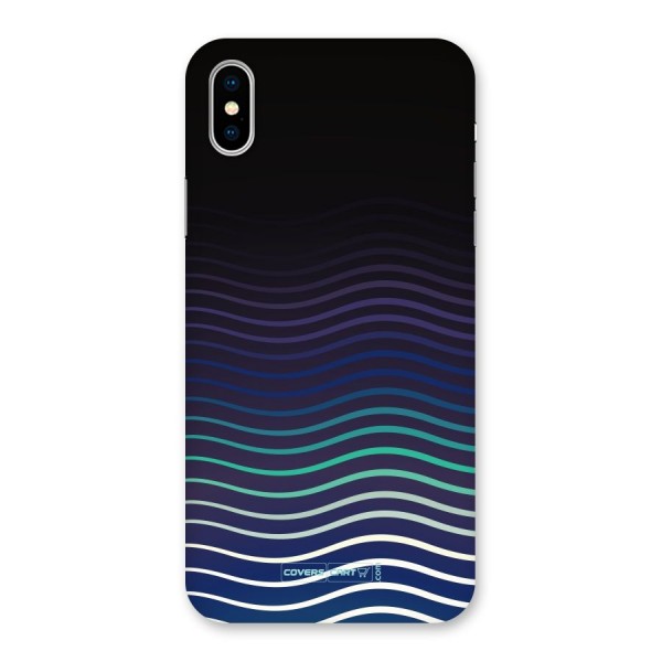 Wavy Stripes Back Case for iPhone X