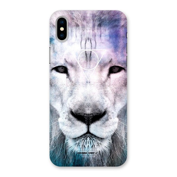 White Lion Back Case for iPhone X