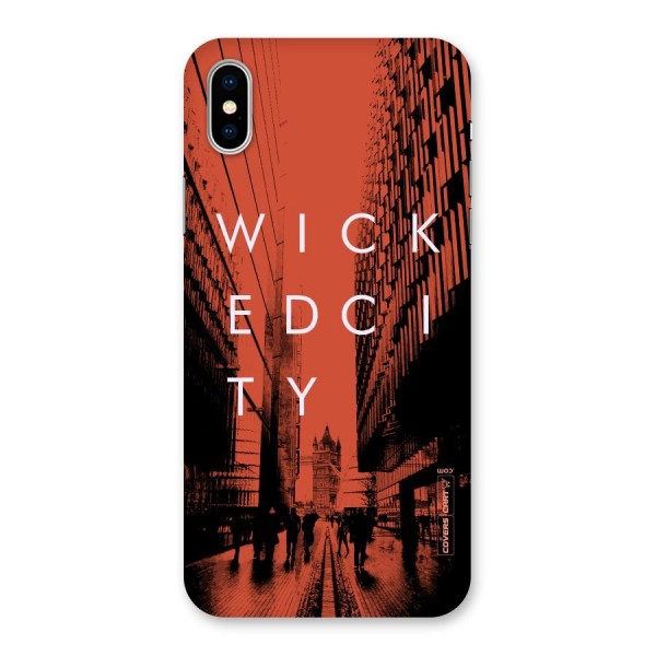 Wicked City Back Case for iPhone X