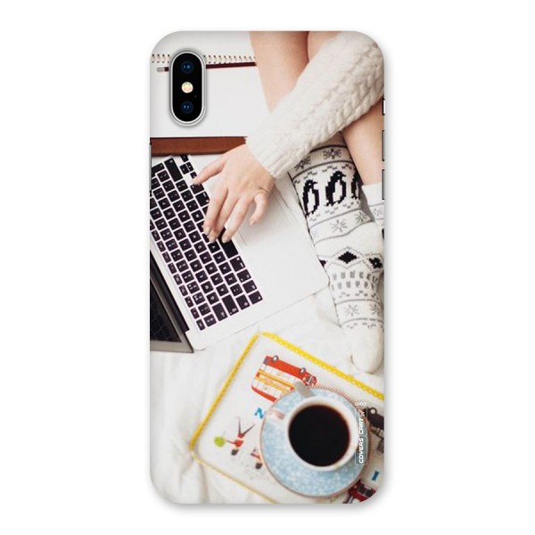 Winter Relaxation Back Case for iPhone X