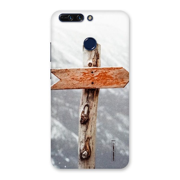 Wood And Snow Back Case for Honor 8 Pro