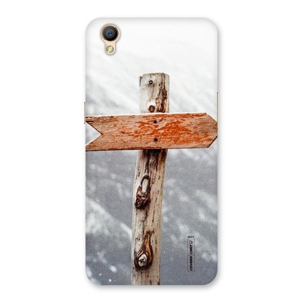Wood And Snow Back Case for Oppo A37