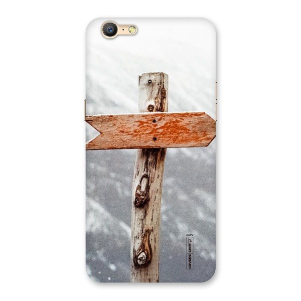 Wood And Snow Back Case for Oppo A57