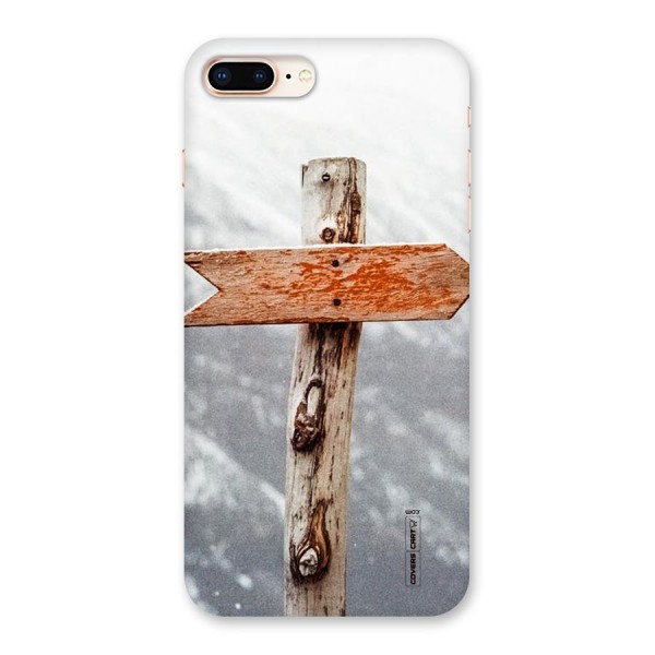 Wood And Snow Back Case for iPhone 8 Plus