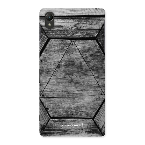 Wooden Hexagon Back Case for Xperia Z2