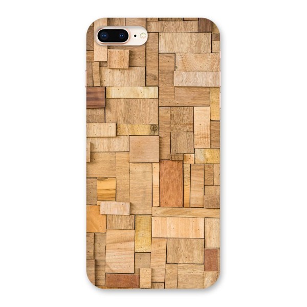 Wooden Blocks Back Case for iPhone 8 Plus