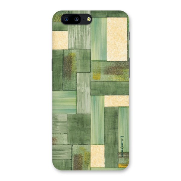 Wooden Green Texture Back Case for OnePlus 5
