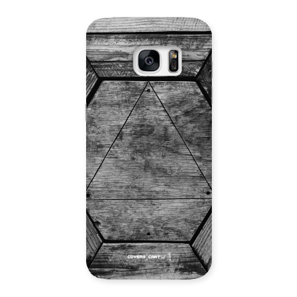 Wooden Hexagon Back Case for Galaxy S7 Edge