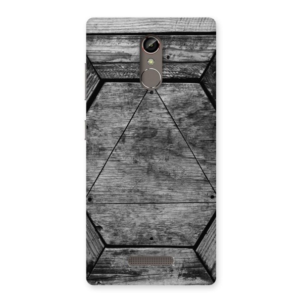 Wooden Hexagon Back Case for Gionee S6s