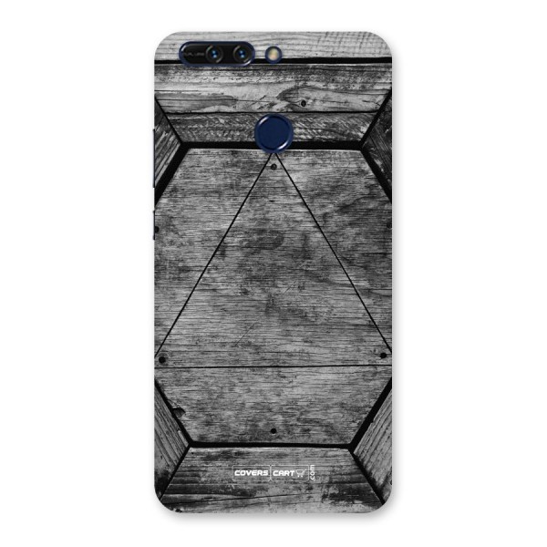 Wooden Hexagon Back Case for Honor 8 Pro