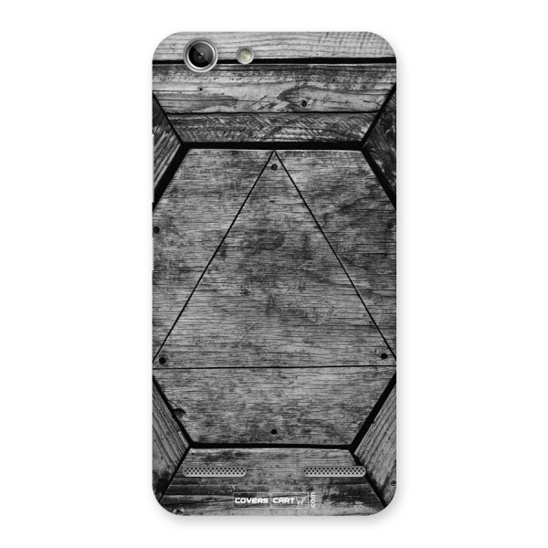 Wooden Hexagon Back Case for Vibe K5