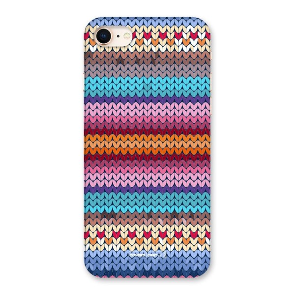 Woolen Back Case for iPhone 8