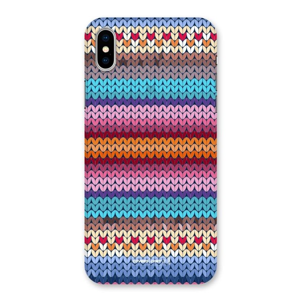 Woolen Back Case for iPhone X