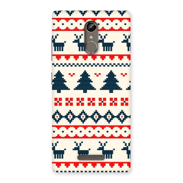 Christmas Design Pattern Back Case for Gionee S6s
