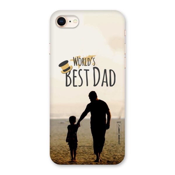 Worlds Best Dad Back Case for iPhone 8