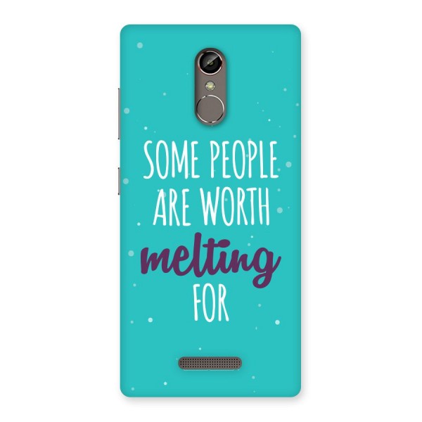 Worth Melting For Back Case for Gionee S6s