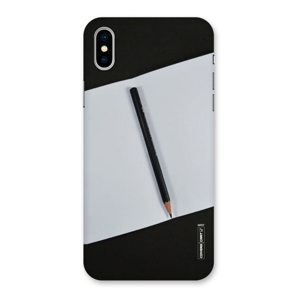 Write Your Thoughts Back Case for iPhone X
