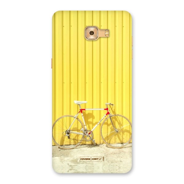 Yellow Cycle Classic Back Case for Galaxy C9 Pro