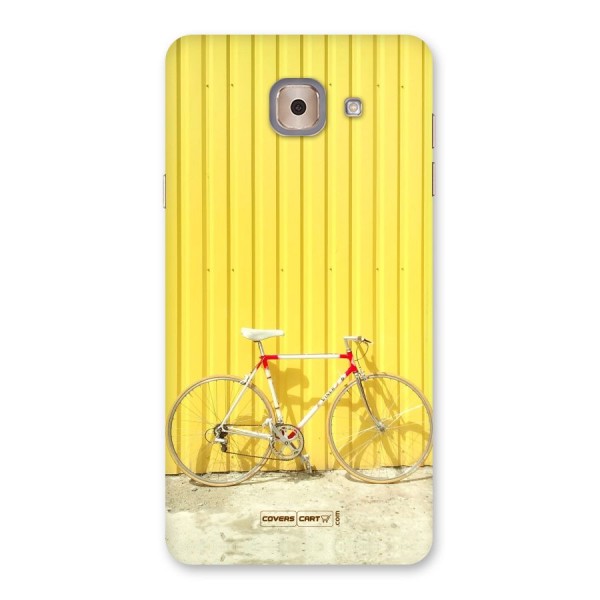 Yellow Cycle Classic Back Case for Galaxy J7 Max