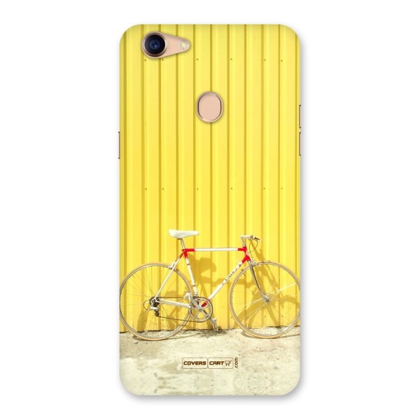 Yellow Cycle Classic Back Case for Oppo F5