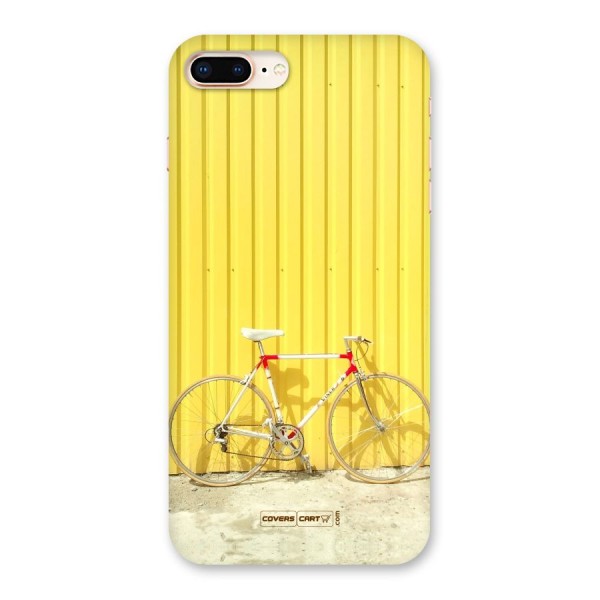 Yellow Cycle Classic Back Case for iPhone 8 Plus