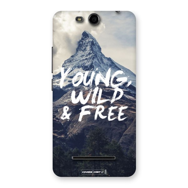 Young Wild and Free Back Case for Canvas Juice 3