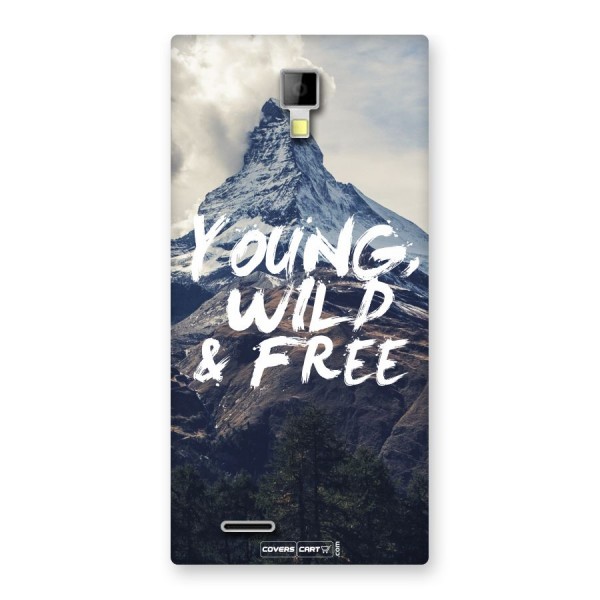 Young Wild and Free Back Case for Canvas Xpress