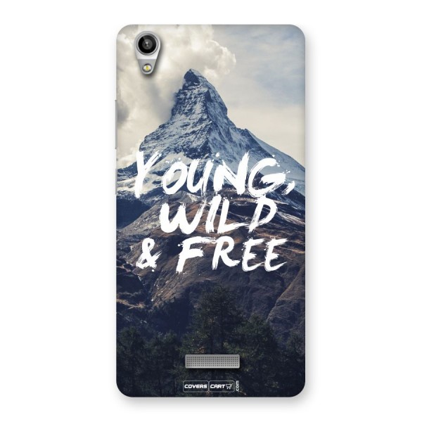 Young Wild and Free Back Case for Lava Pixel V1