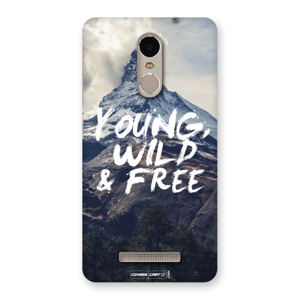Young Wild and Free Back Case for Xiaomi Redmi Note 3