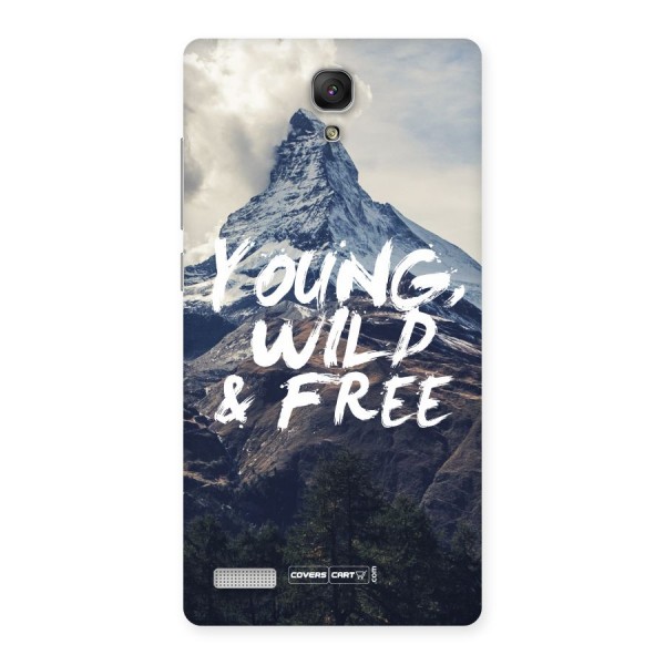 Young Wild and Free Back Case for Redmi Note Prime