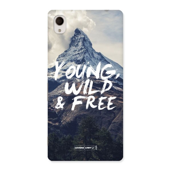 Young Wild and Free Back Case for Xperia M4 Aqua