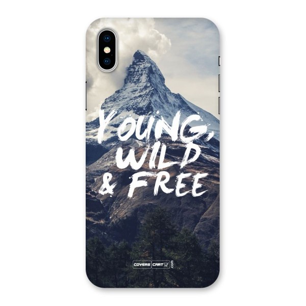 Young Wild and Free Back Case for iPhone X