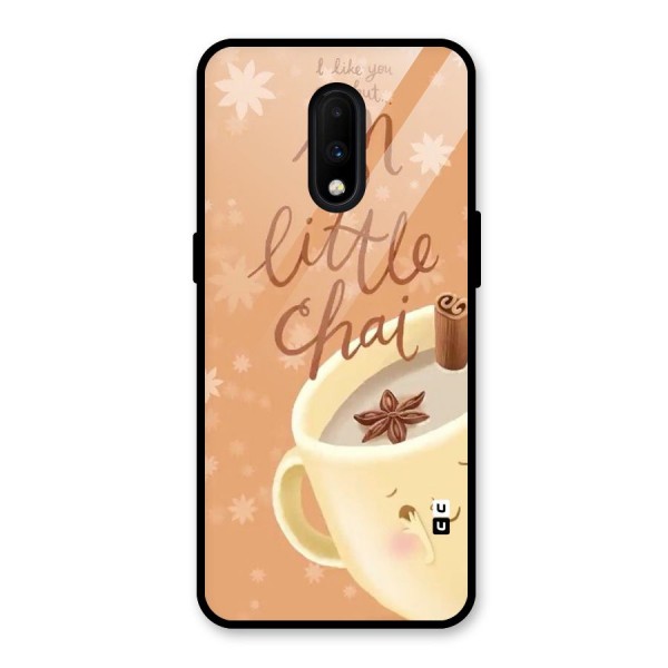 A Little Chai Glass Back Case for OnePlus 7