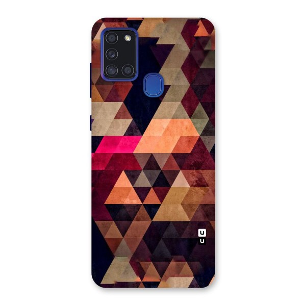Abstract Beauty Triangles Back Case for Galaxy A21s