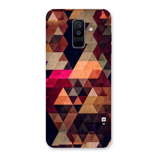 Abstract Beauty Triangles Back Case for Galaxy A6 Plus